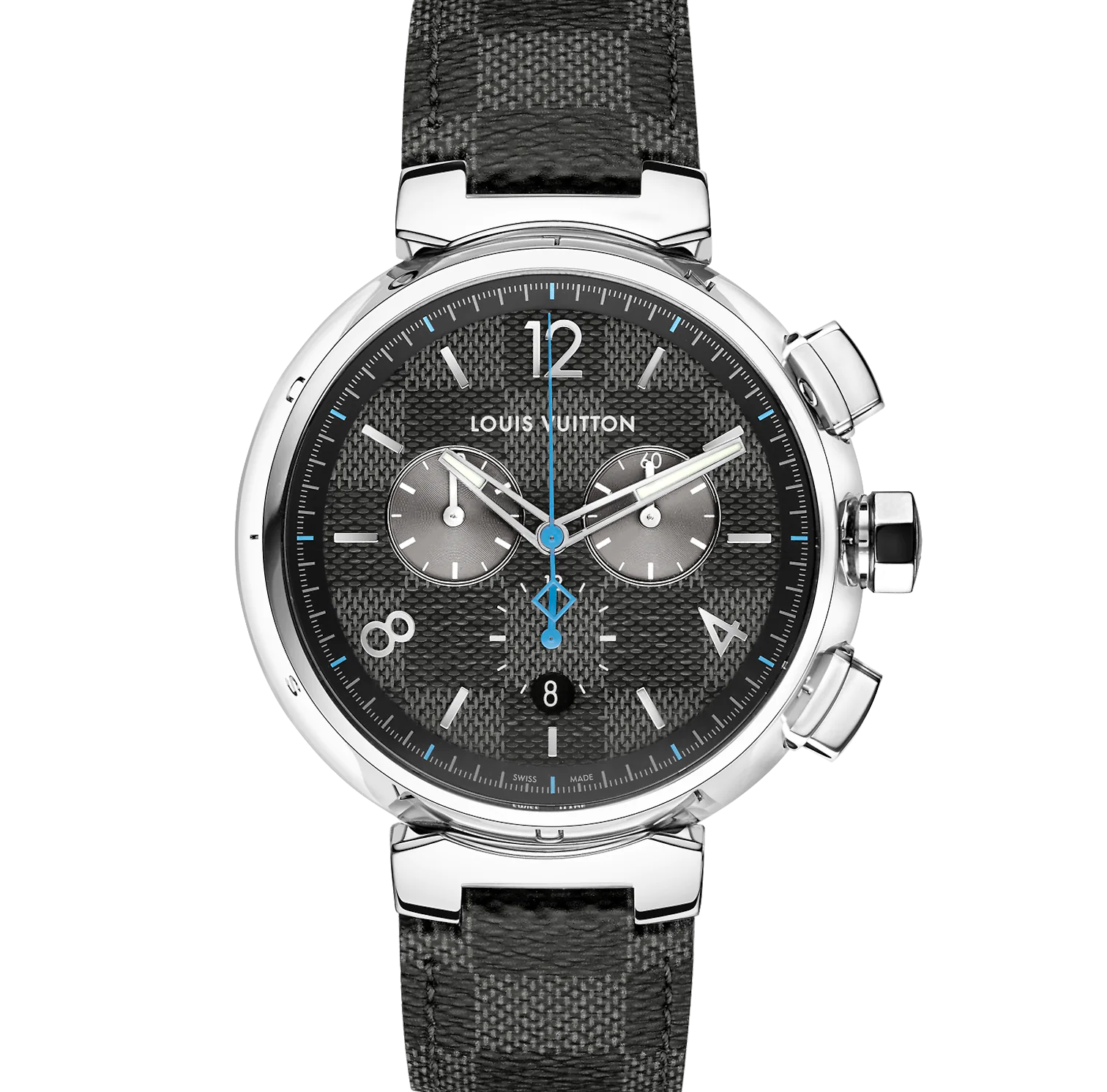 Louis Vuitton Tambour Damier Graphite Chronograph