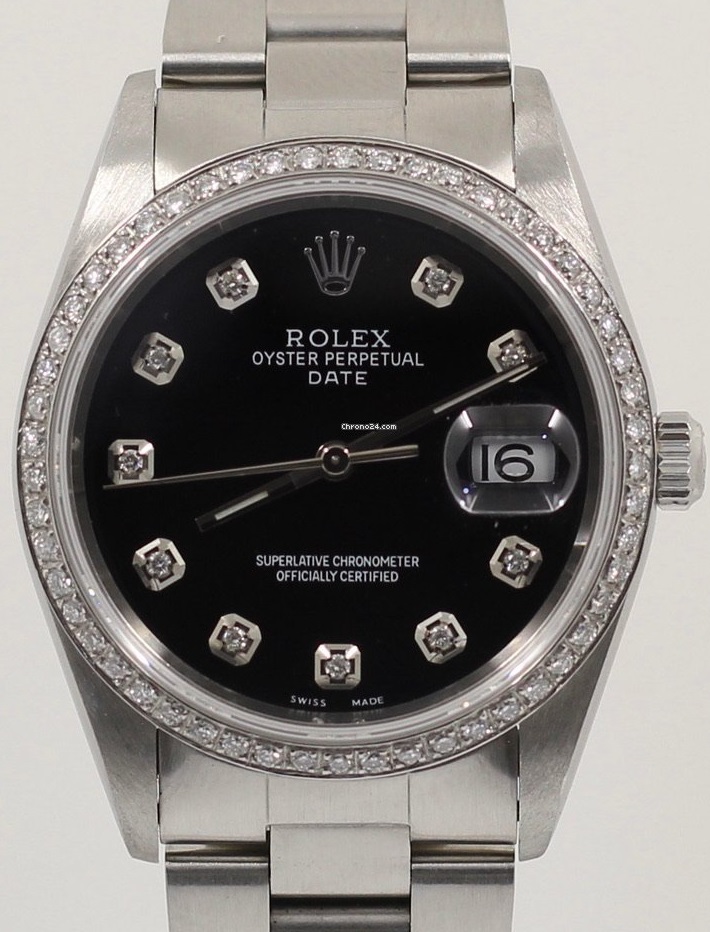 Rolex Date Diamond Full Set 2000 15200