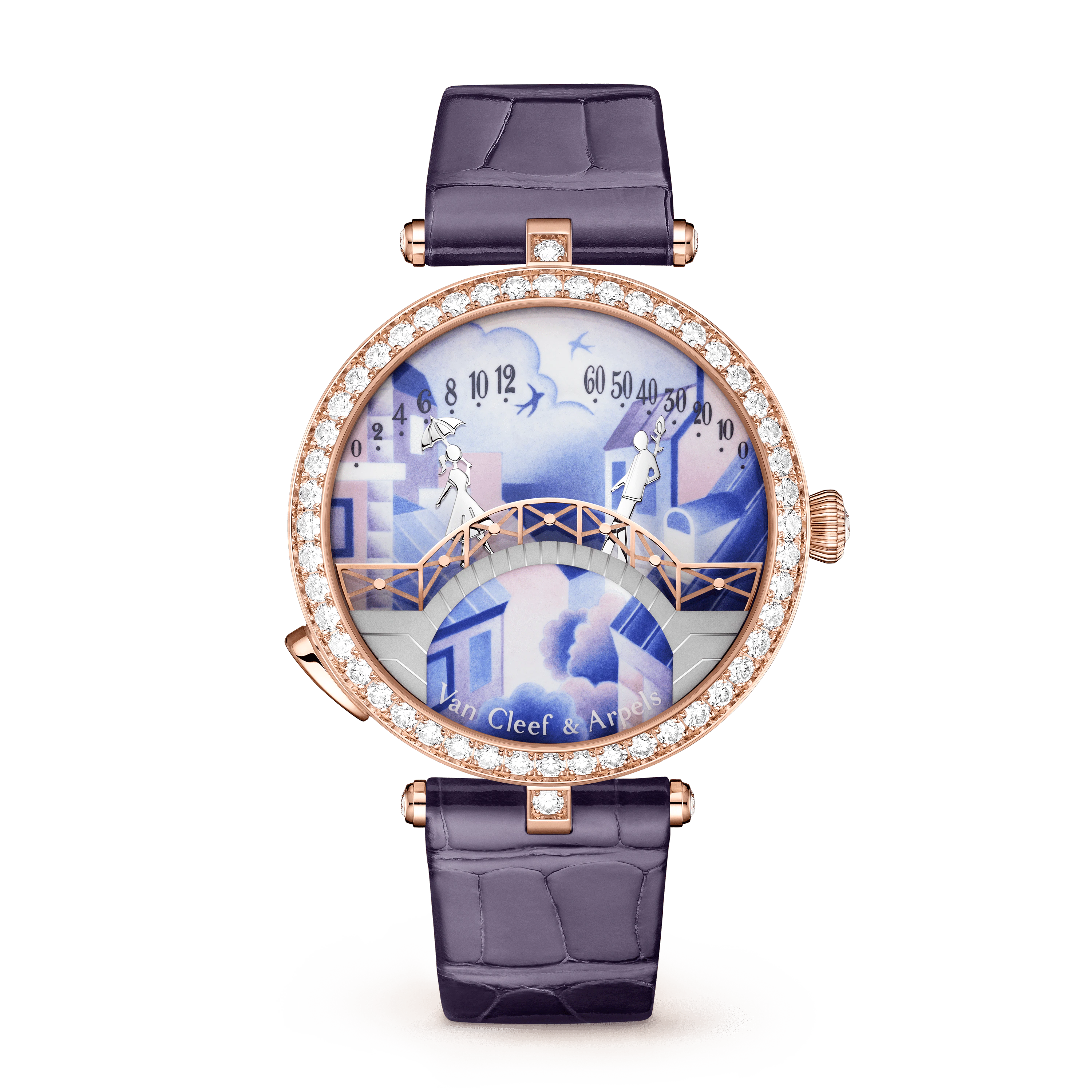 Van Cleef & Arpels Lady Arpels Pont des Amoureux Jour watch