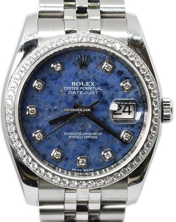 Rolex DateJust Sodalite Dial 116244