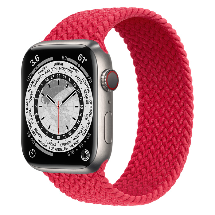 Apple Watch Edition GPS + Cellular 45mm Titanium Case with Braided Solo Loop
