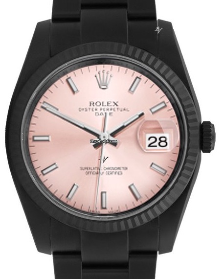 Rolex Date Limited edition DLC PVD 115234