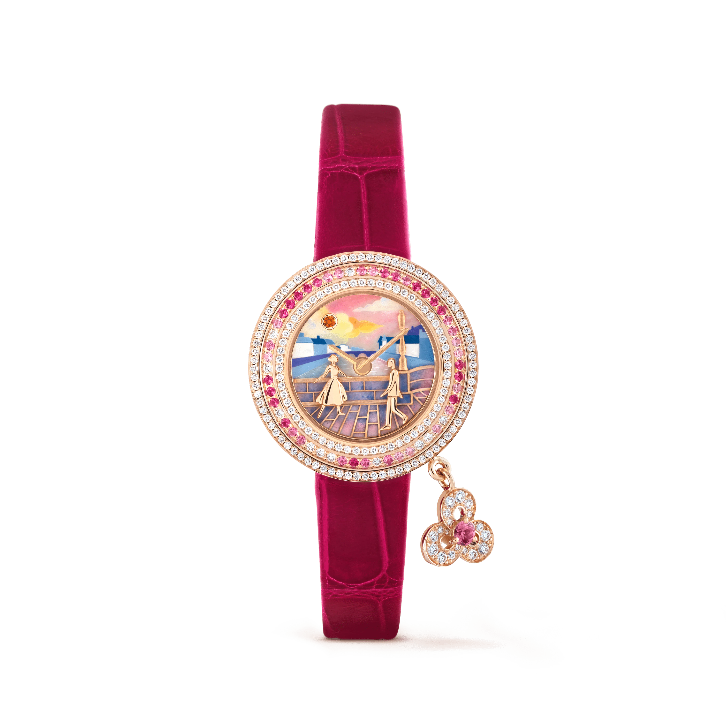 Van Cleef & Arpels Charms Romance Parisienne Rencontre watch