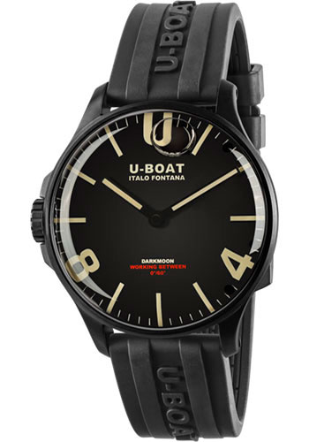 U-Boat Darkmoon 44mm Black IPB Watch