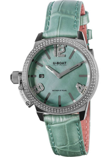 U-Boat Classico 38 Turquoise MOP Precious Watch