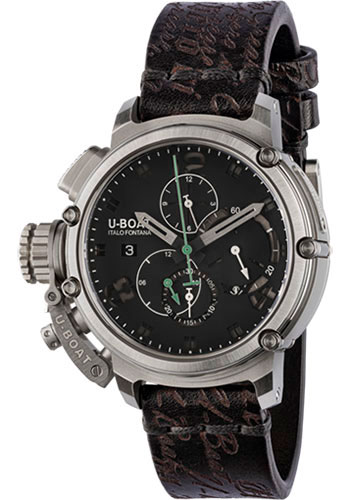 U-Boat Chimera Sapphire Green Chrono SS Watch