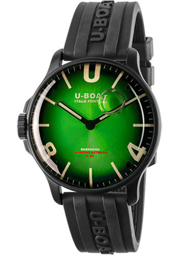 U-Boat Darkmoon 44mm Green IPB Soleil Watch