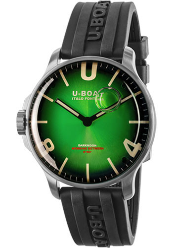 U-Boat Darkmoon 44mm Green SS Soleil Watch